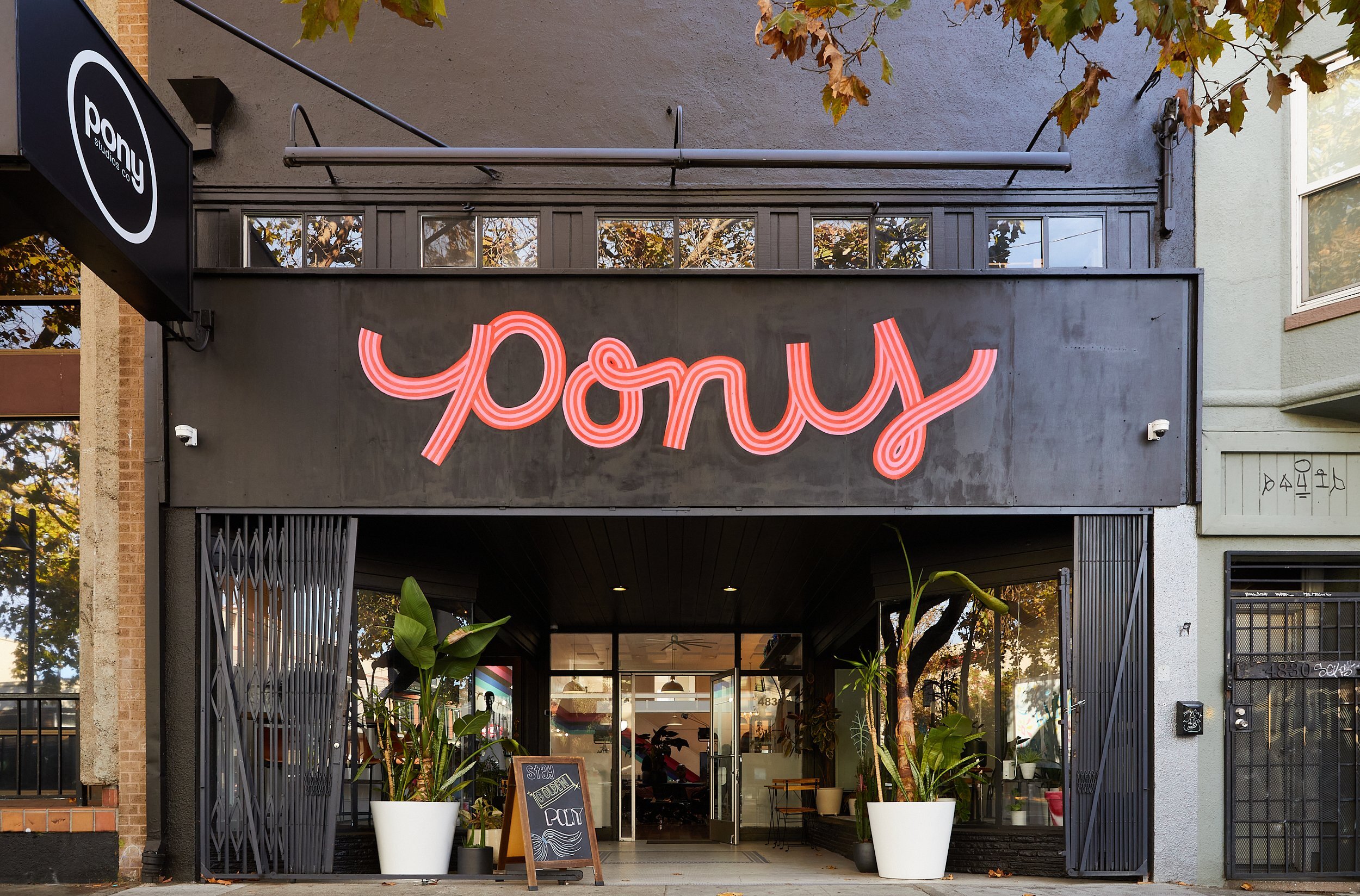 Pony Studios storefront